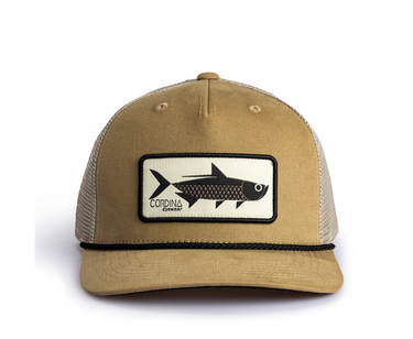 Cordina Tarpon Trucker w/ Rope- Khaki